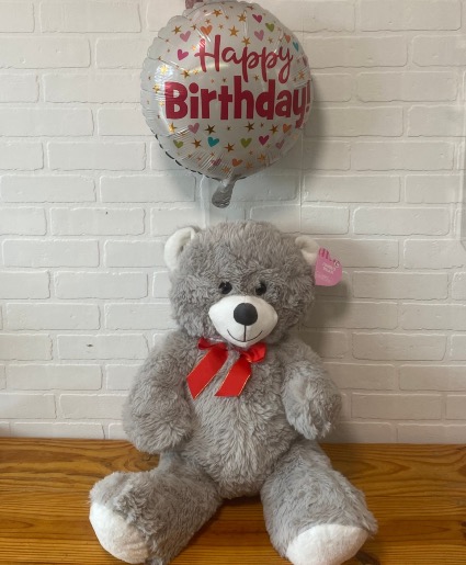 Happy Birthday BEAR WITH BALLOONS