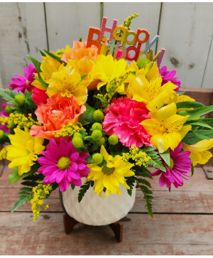 Birthday Blast  Fresh Arrangement