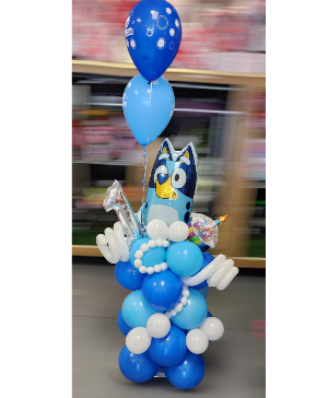 Birthday Bluey!!  Balloon Bouquet