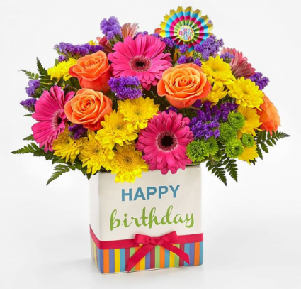 Birthday Brights Bouquet birthday flowers