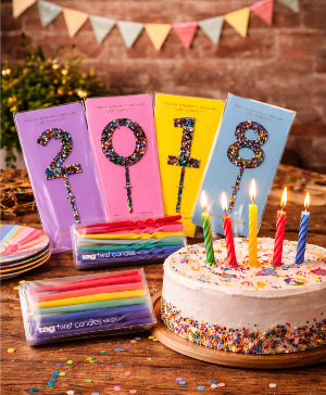 Birthday Candles and CakeToppers Gift