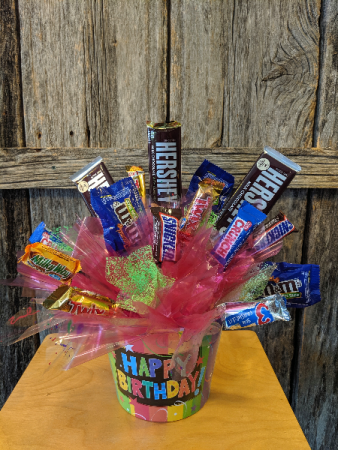 Birthday Candy Bouquet Candy box in Barnesville, OH - THE FLOWER 