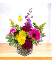 Gerber Colada Vase Arrangement 