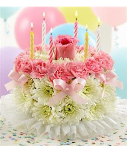 BIRTHDAY FLOWER CAKE 