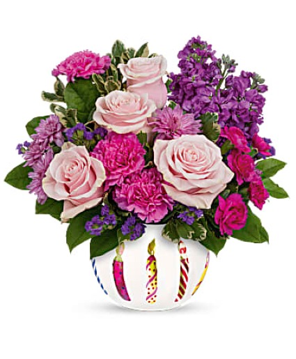 Birthday Greetings Bouquet Floral Arrangement