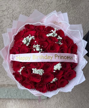 Birthday princess flowers 