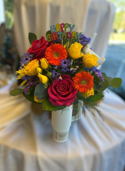 Birthday Stanley 30 oz or 40 oz  Vase Arrangement 