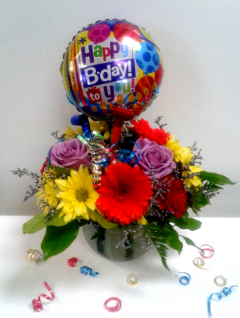 Birthday Surprise! Fresh Flowers