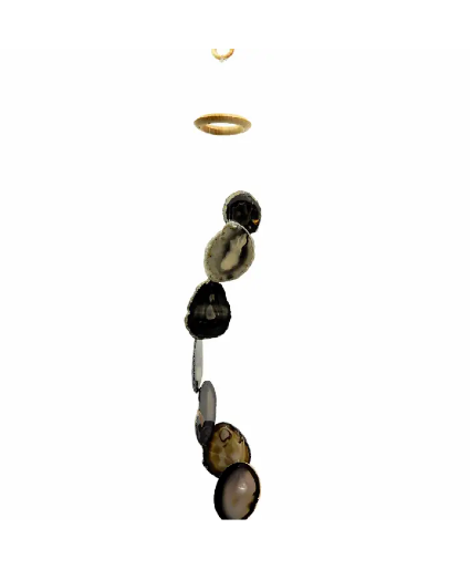 Black Agate Windchime Agate Windchime
