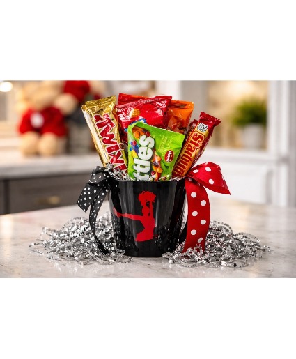Black cheer pail Cheer