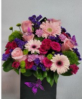 Black floral box  Any occasion 