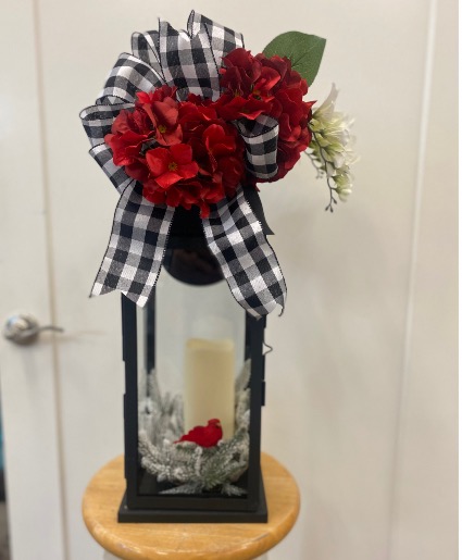 Black Lantern with Cardinal 
