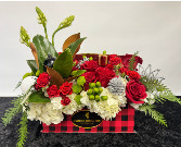 Black & Red Christmas Box  