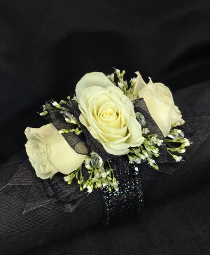 Black Tie Event Wristlet Corsage