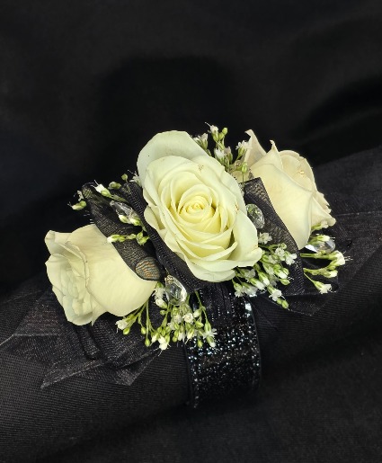 Black Tie Event Wristlet Corsage