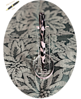 Black & White Lava Twist pen One of a Kind