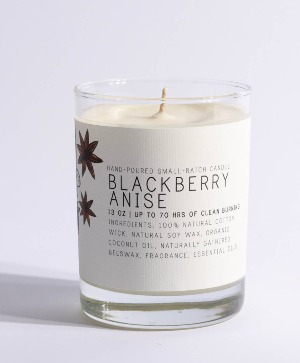 Blackberry Anise Soy Wax Candle