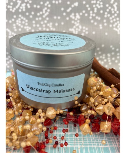 Blackstrap Molasses Candle Tin 