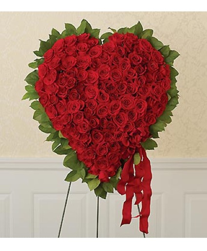Bleeding Heart Red Rose  