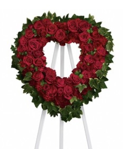 Blessed Heart Standing Spray
