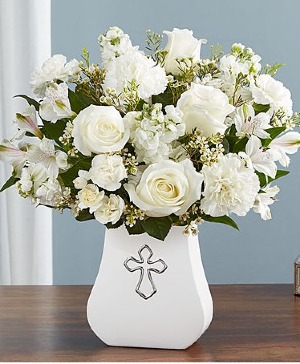 Blessings All White Arrangement 