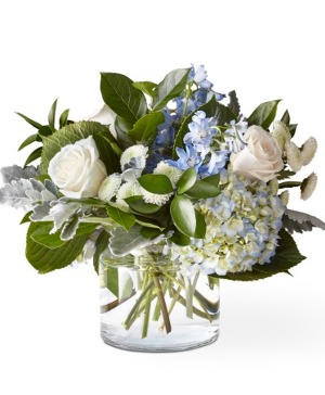 Blissful Blue Fresh Arrangement 