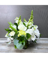 Ivory Oasis  Centerpiece