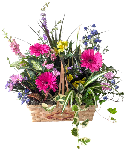 Blissful Garden Basket Dish Garden