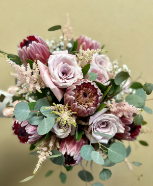 Magnificently Mauve Bridal bouquet