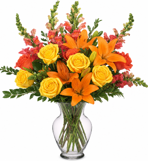 Blooming At Dawn  Vase Arrangement
