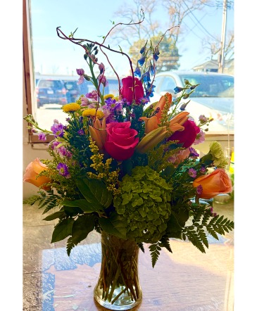 Blooming Bright Floral Arrangement  in Homewood, IL | EIGHNER'S FLOWERS