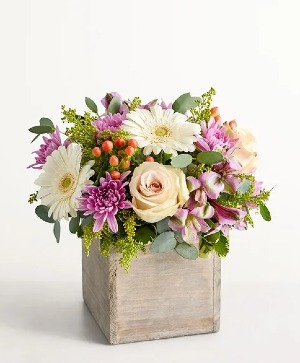 Blooming Garden  Wooden box