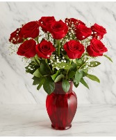 Blooming Love Premium Red Roses Arrangement
