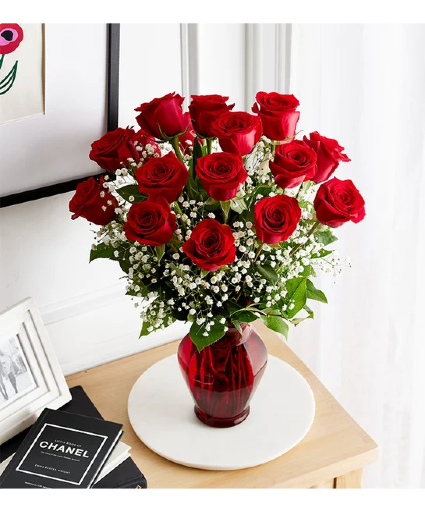 BLOOMING LOVE ROSES VASE