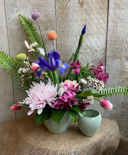 Blooming Robin's Egg Arrangement 