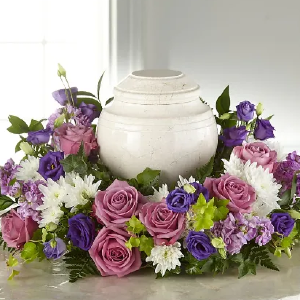 BLOOMING SYMPATHY CREMATION ADORNMENT 