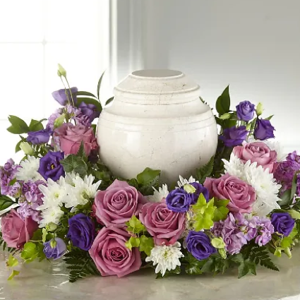 BLOOMING SYMPATHY CREMATION ADORNMENT 