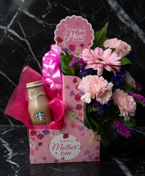 Blooms and Brews for Mom Florals and Coffee 