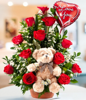 Blooms and Bear 