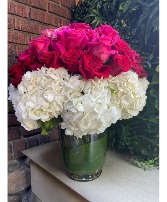 Blooms of Elegance 50 Lush roses surrounded 