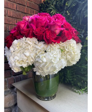 Blooms of Elegance 50 Lush roses surrounded 