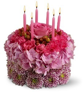 Blossom Birthday Cake Floral Bouquet in Whitesboro, NY | KOWALSKI FLOWERS INC.