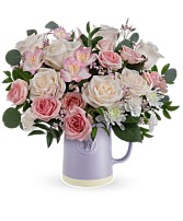 SWEETEST FLUTTER PITCHER FLOWER ARRANGEMENT