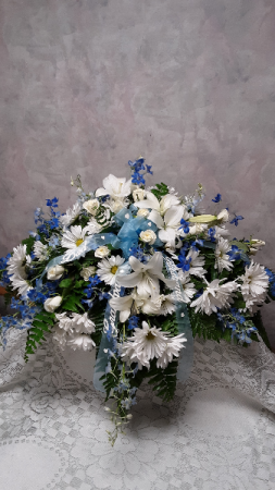 Blue and pure 