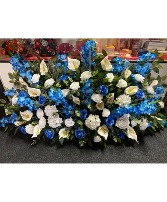 Blue and White Center Piece Artificial Design