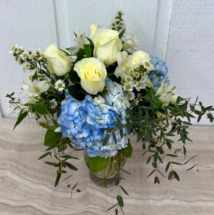 Blue and White Remembrance 
