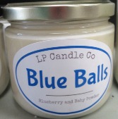 Blue Balls Candle
