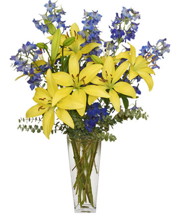 BLUE BONNET Floral Arrangement in Wilmington, DE | EVERLASTING BEAUTY FLORAL DESIGNS