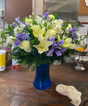 BLUE ENVY VASE