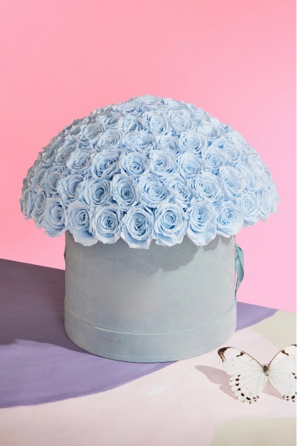 Blue Forever Roses  